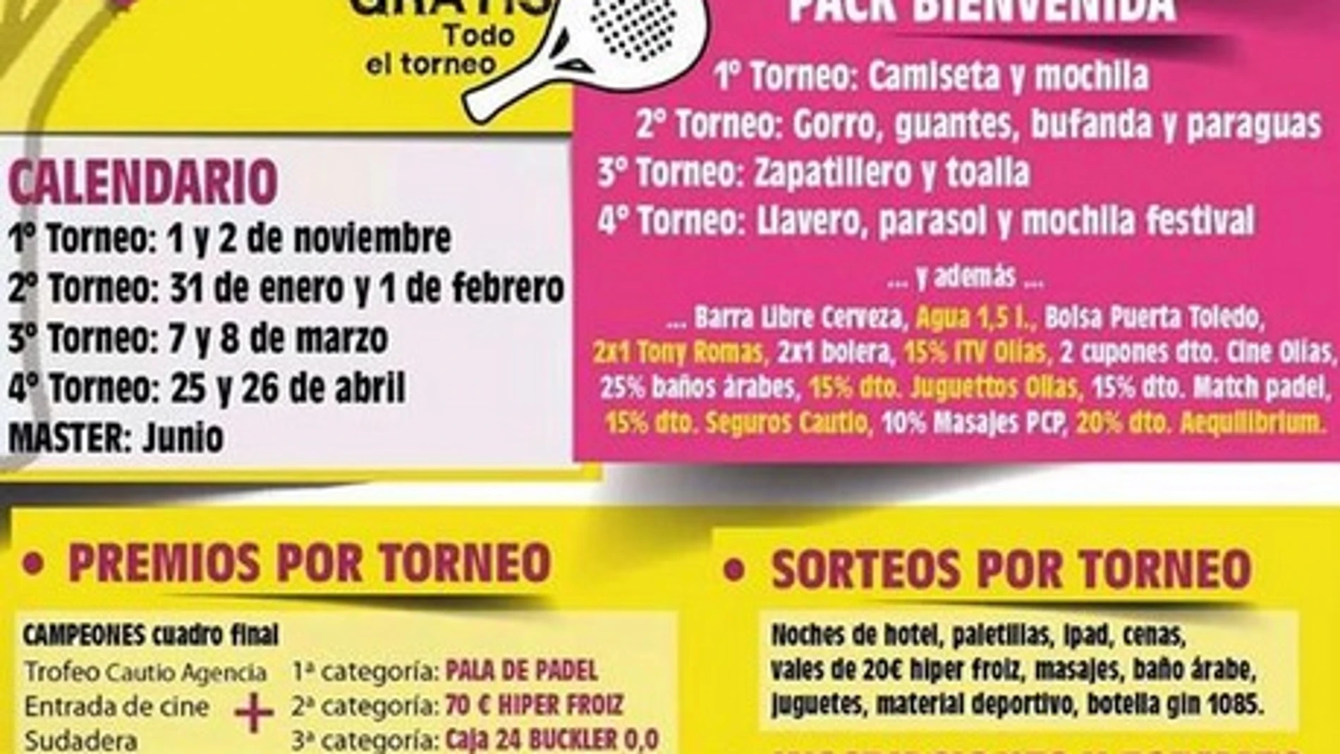 Cartel del torneo