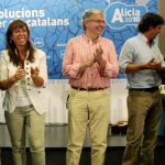 A. Fernández, Sánchez-Camacho, Cornet, Moragas y J.Fernández, ayer en un acto del PP
