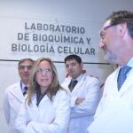 La Ministra de Sanidad inaugura un Laboratorio de Bioquímica y Biología Celular. Fuente: Inforpress