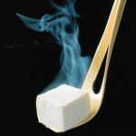 Un trozo de tofu