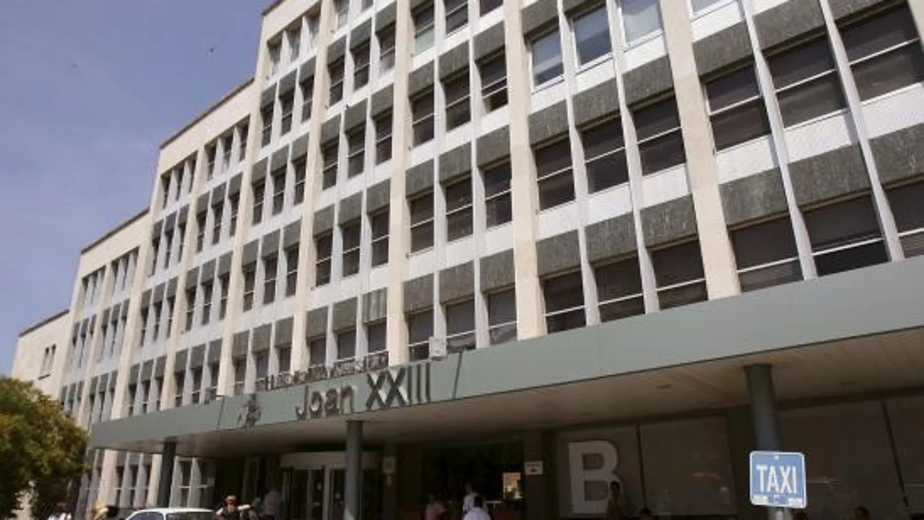 Imagen del Hospital Joan XXIII de Tarragona donde un hombre ingresó el pasado sábado por contagio de gripe A