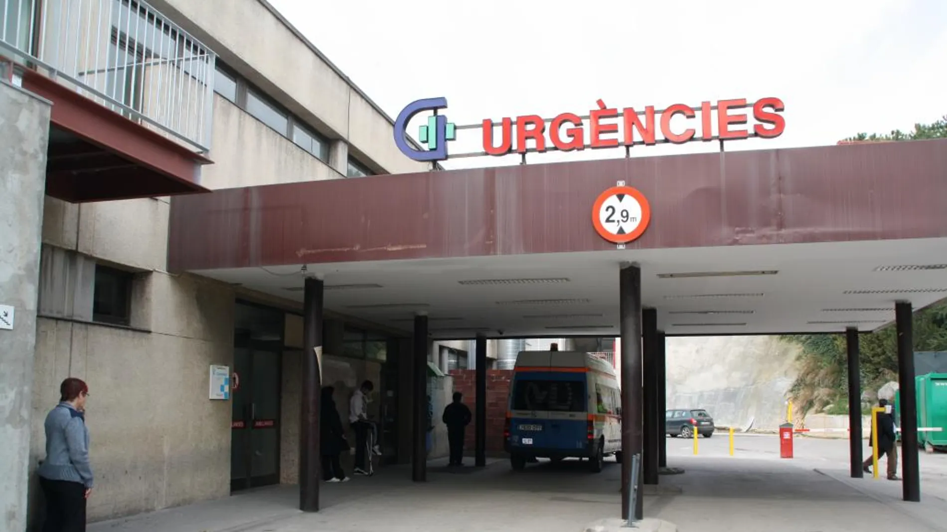 Entrada de urgencias al hospital catalán