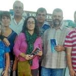 Los activistas canarios, antes de ser retenidos en El Aaiún
