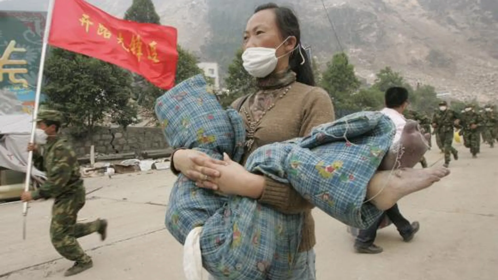Imagen de archivo de otro terremoto en la provincia suroccidental de Sichuan, China
