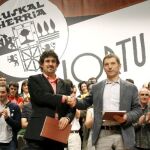 EA culmina su alianza con Batasuna con la firma de un pacto independentista