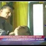 Soplete, te necesito: el estilista que arregla el pelo con fuego