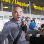 El diputado opositor Julio Montoya, poco después de llegar a Madrid