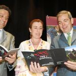 Rosa Urbón, Félix Ángel Martín y Gonzalo Ceballos presenta la nueva guía enoturística