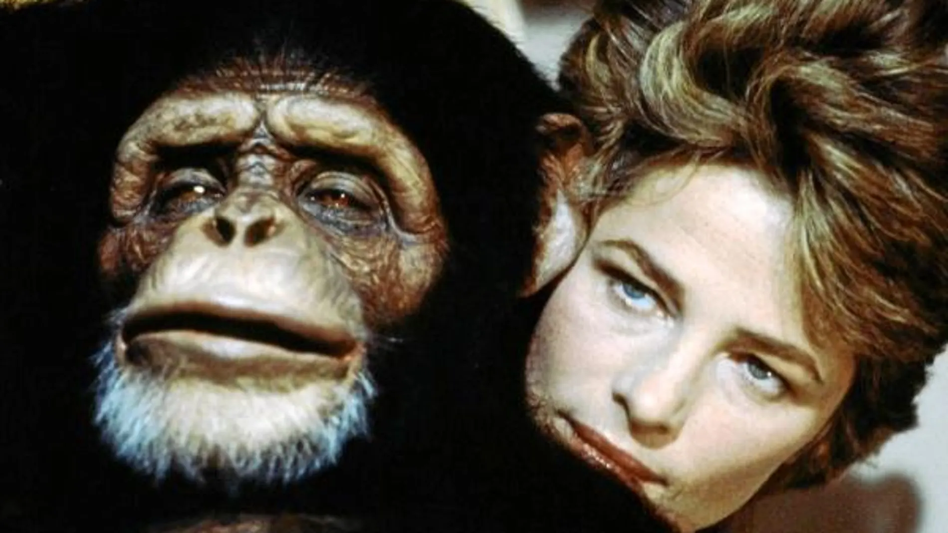Rampling y su chimpancé, ¡qué monos!