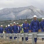 Veinticinco mineros, entre ellos cuatro mujeres, han iniciado hoy la primera marcha negra palentina que recorrerá hasta el miércoles los casi 100 kilómetros que separan Guardo de Palencia,