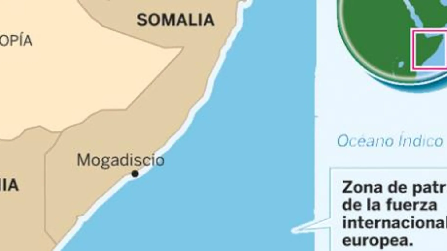 España toma el relevo en Somalia en plena oleada de abordajes