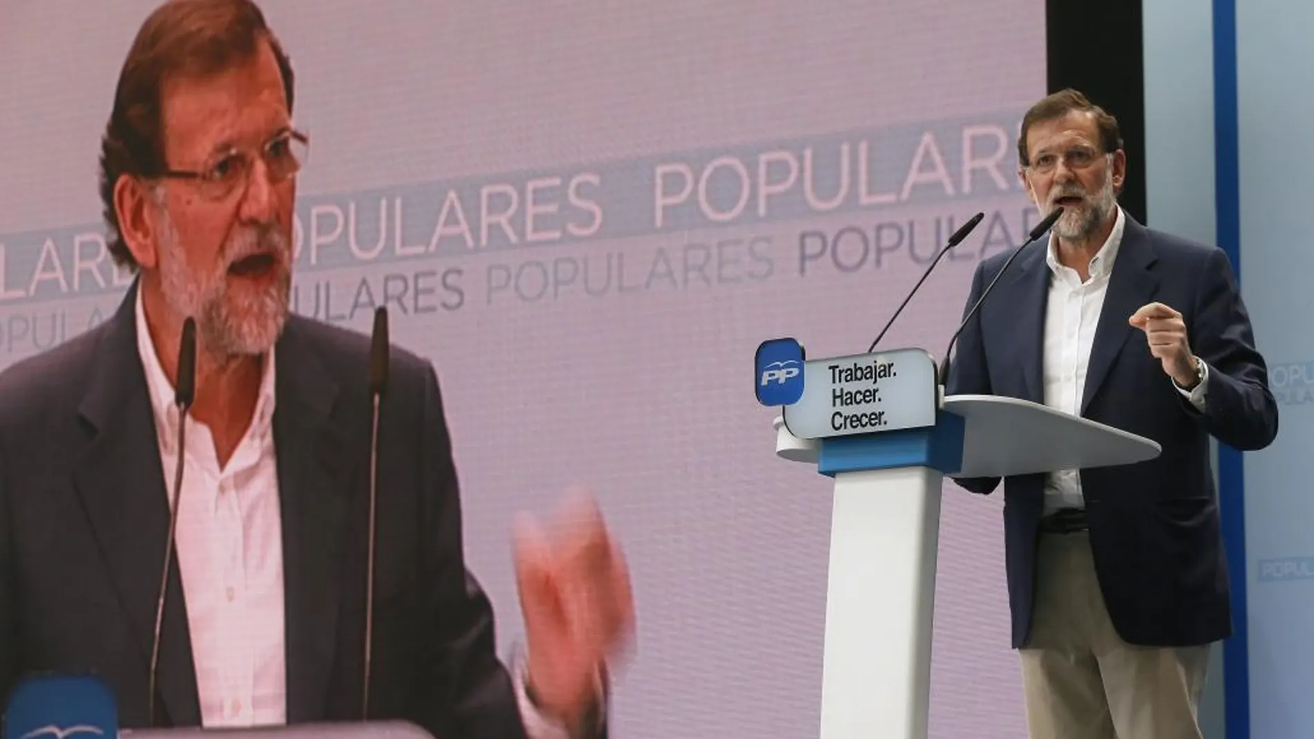 El presidente del Gobierno y del PP, Mariano Rajoy