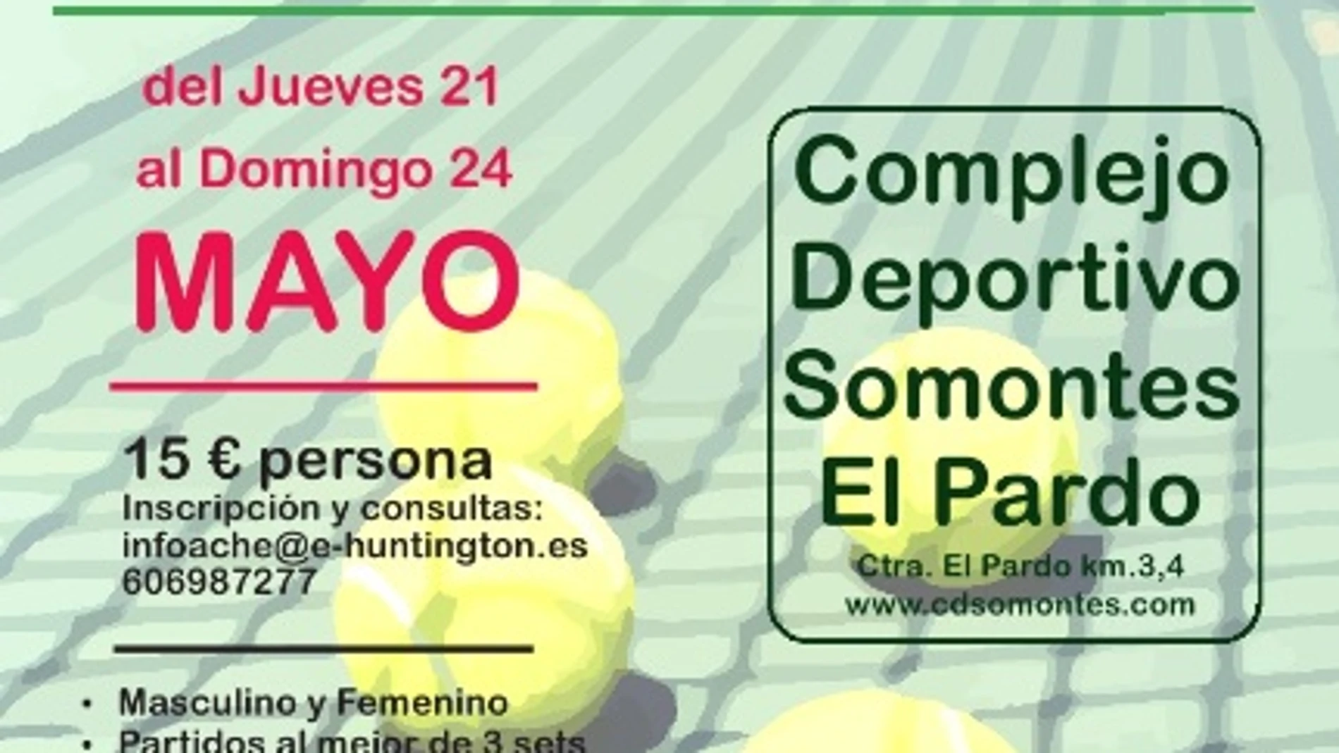 Cartel del torneo