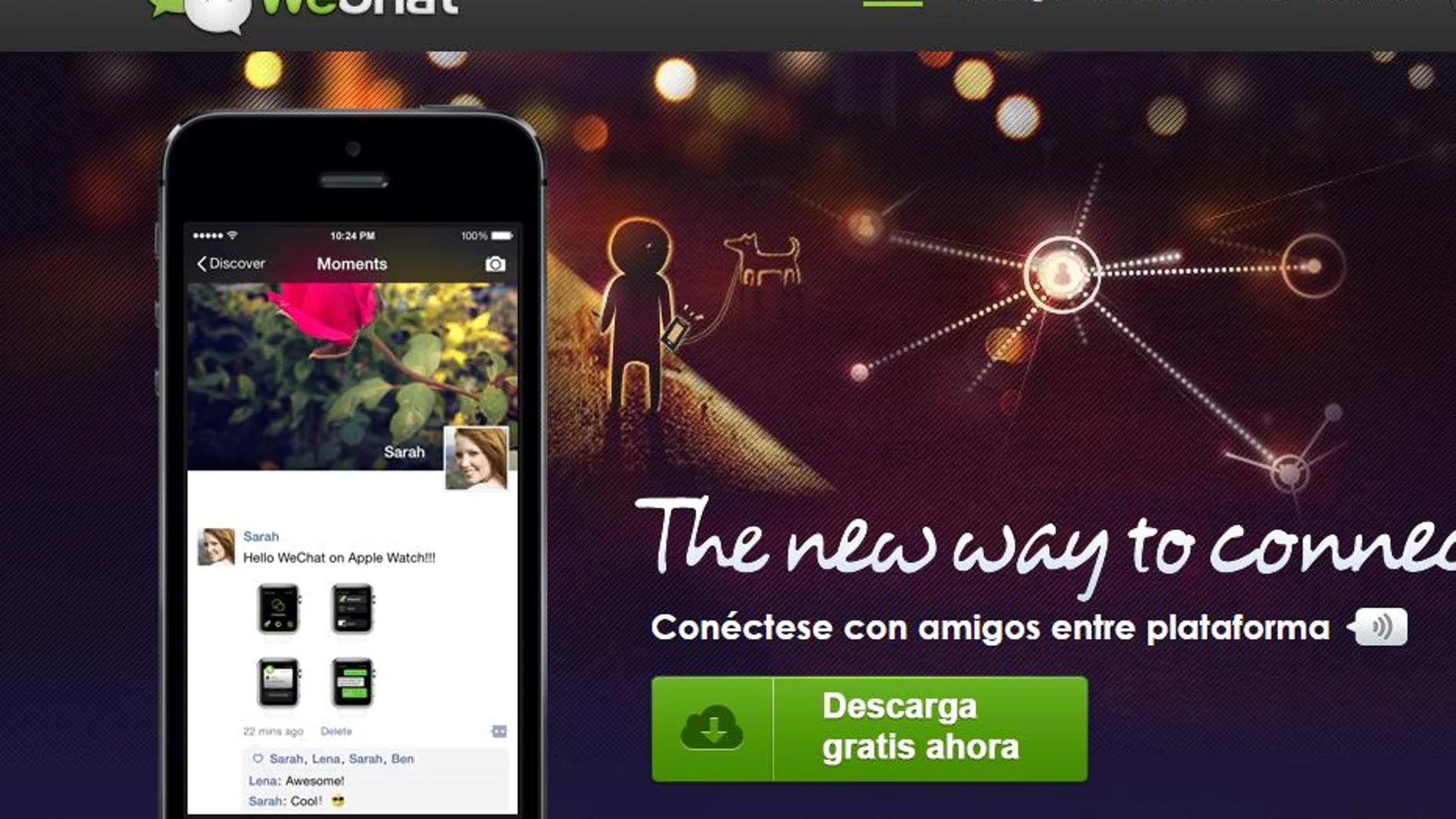 El «Whatsapp chino» pisa los talones a Facebook en Bolsa