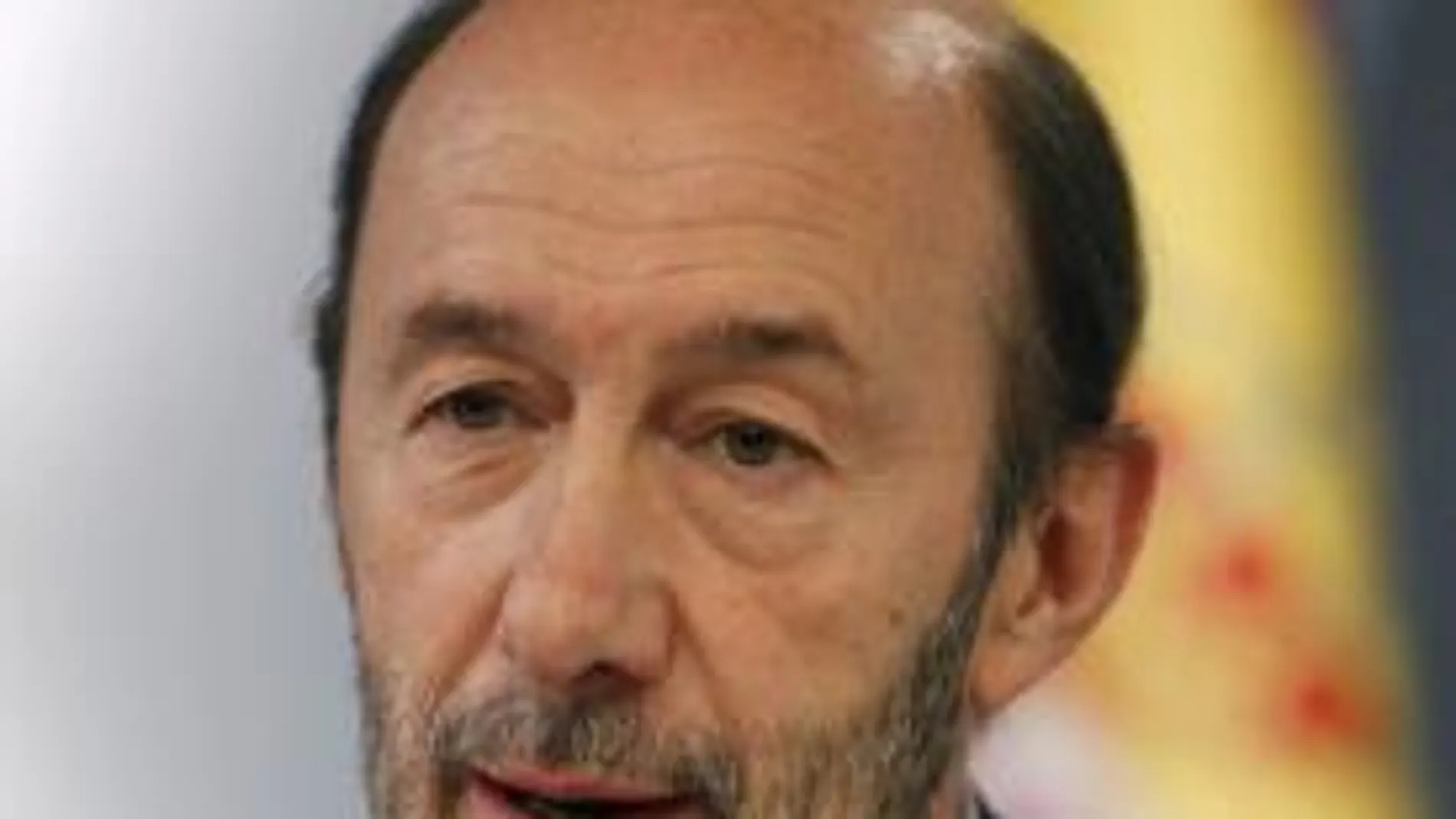 El vicepresidente primero del Gobierno y ministro del Interior, Alfredo Pérez Rubalcaba