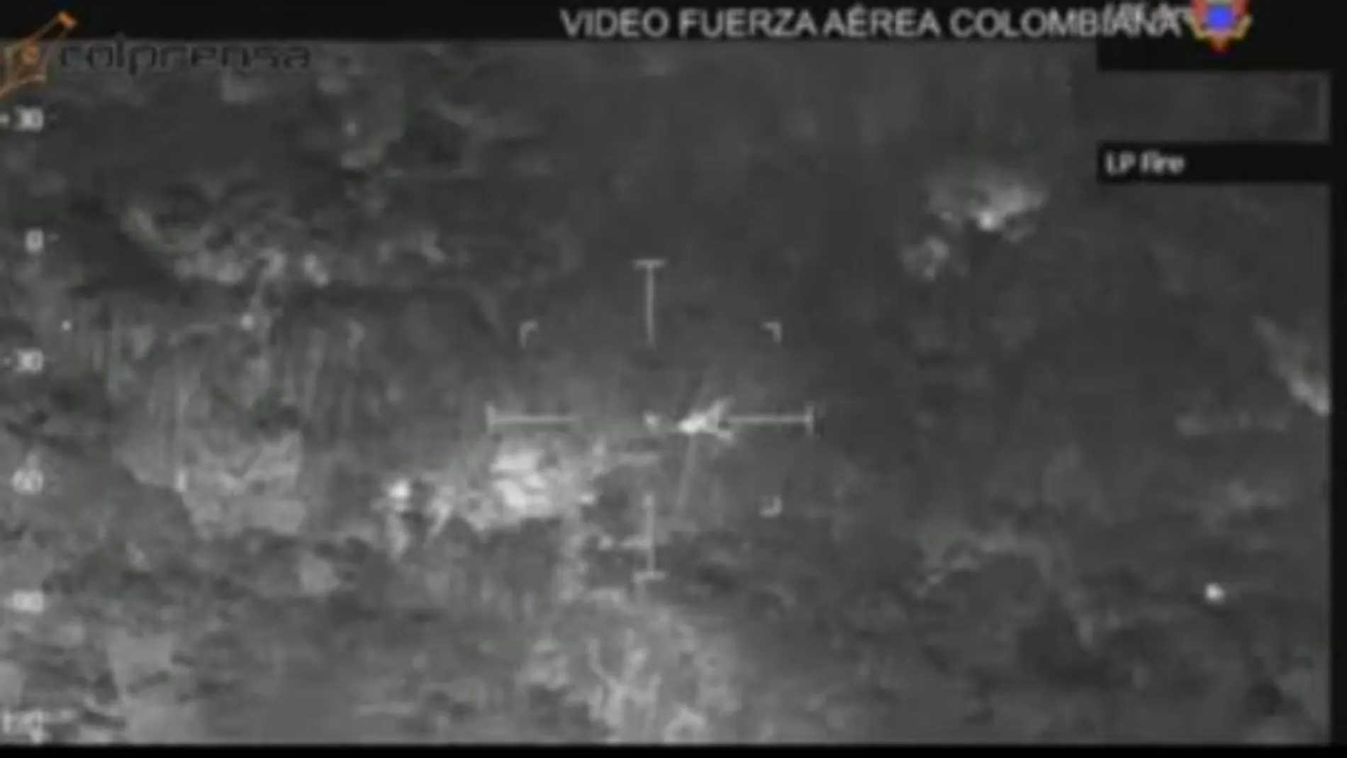 Las imágenes del bombardeo al campamento de «Mono Jojoy»