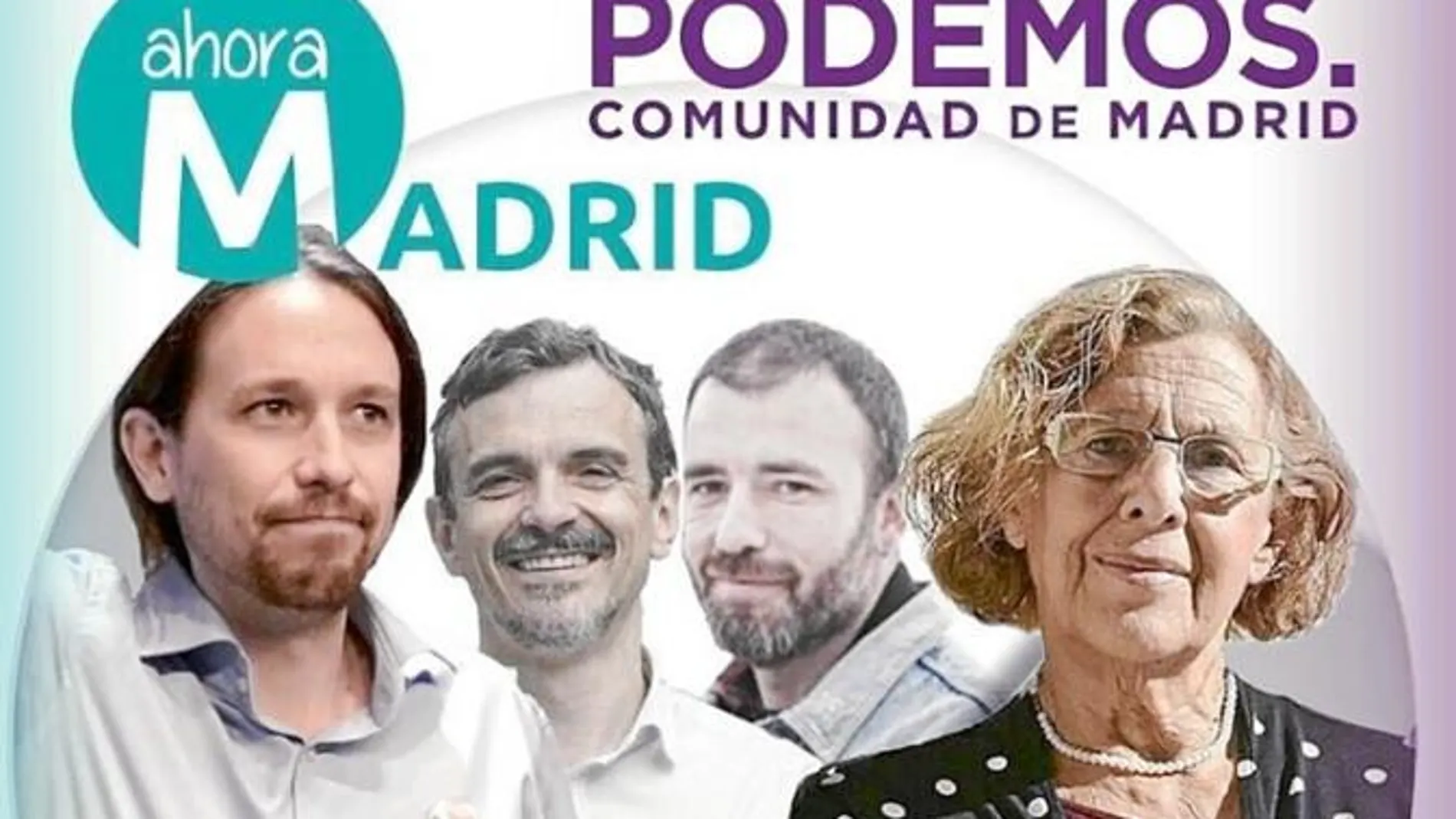 No comparten siglas, pero Podemos y su marca en la capital, AhoraMadrid, celebrarán un mitin juntos mañana con Pablo Iglesias, como estrella principal.