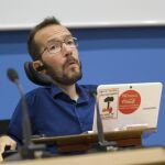 El candidato de Podemos a la Presidencia de Aragón, Pablo Echenique