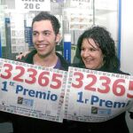 Dos ganadores del primer premio de la lotería de Navidad pasada