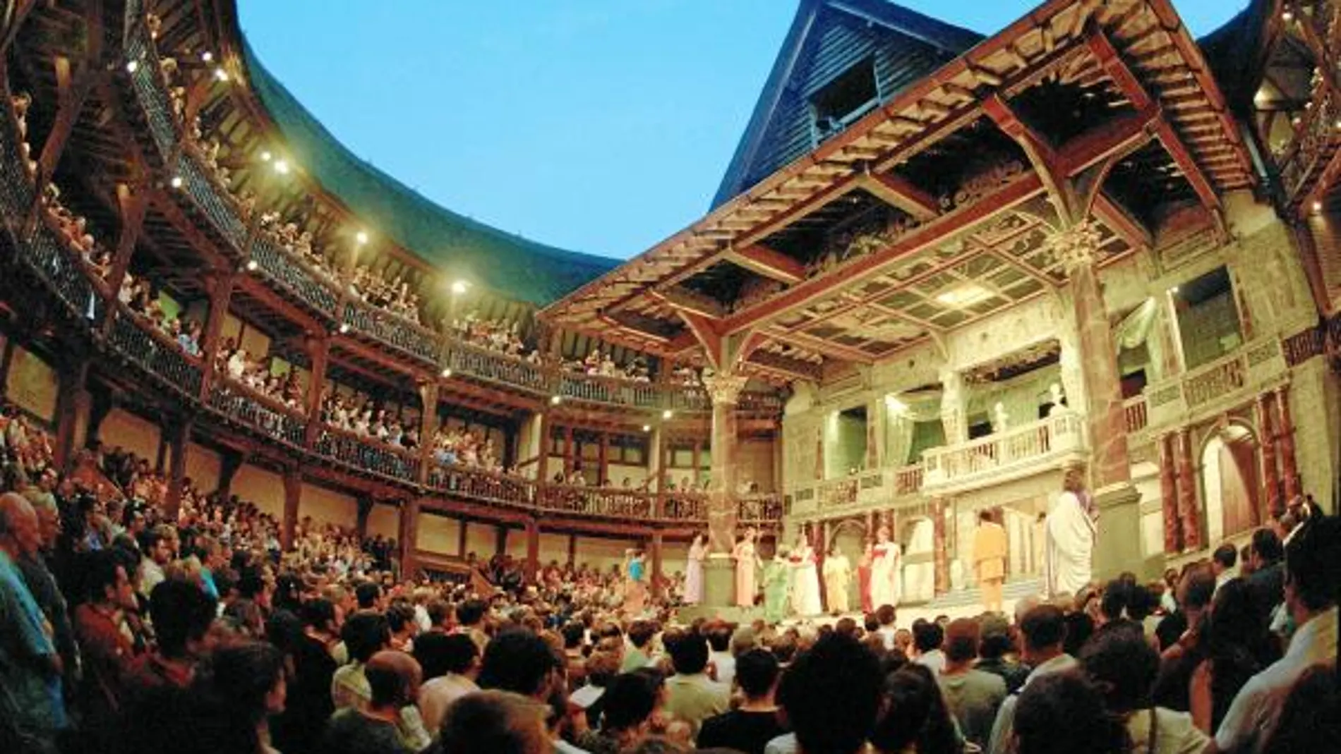 El escenario del teatro The Globe resulta impresionante