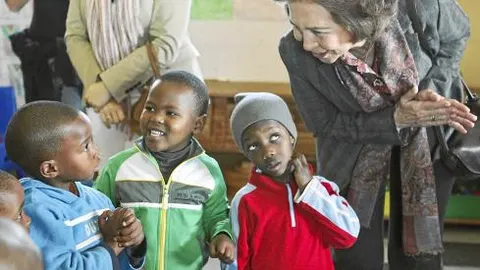 La Reina Doña Sofía, que permanece en Suráfrica, asistirá este domingo al partido de «La Roja»