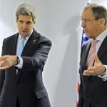 John Kerry y Serguéi Lavrov, en una imagen del pasado mes de diciembre en Basilea, Suiza