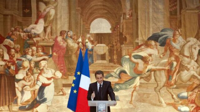 El presidente francés, Nicolas Sarkozy