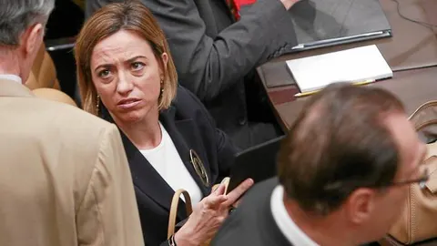 Chacón en la reunión de ministros de Defensa de la OTAN, celebrada ayer en Bruselas