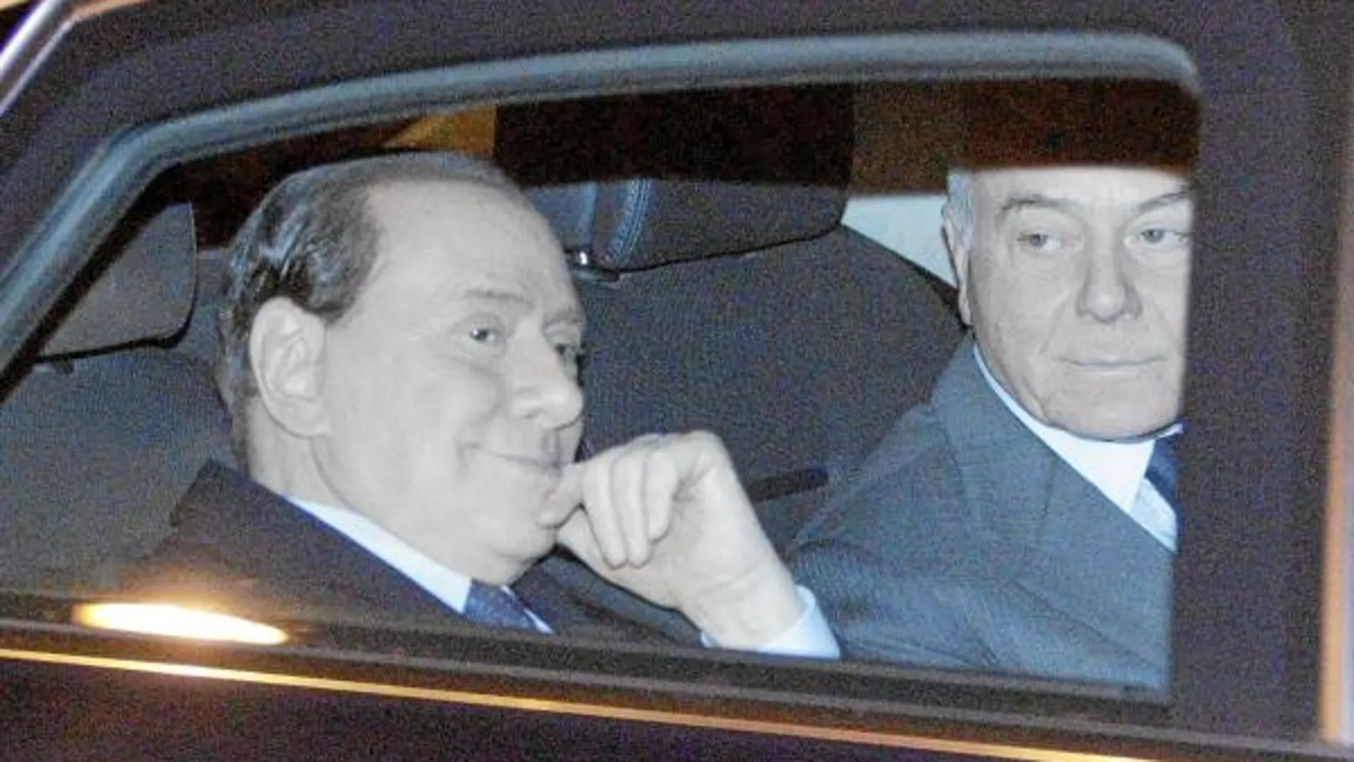 Berlusconi, después de un evento