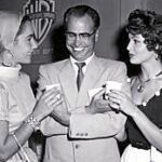Taylor junto a Sara Montiel en 1955