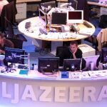 El personal de "Al Yazira Internacional"trabaja en la redacción