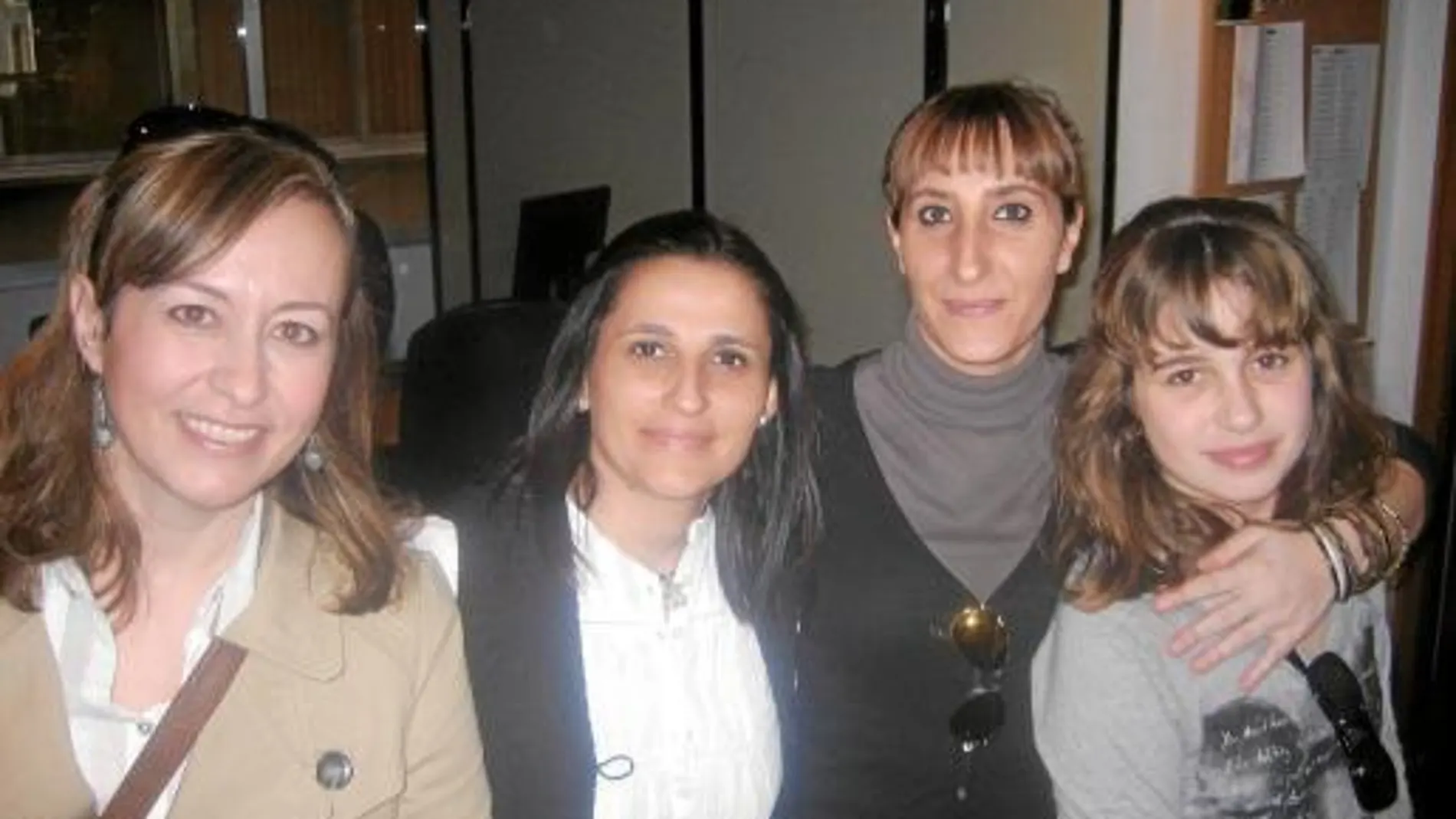 Lola Carrasco, Yolanda Cabrera, Mónica Cayuela y Anna Enguix
