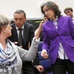 La ministra de Agricultura, Rosa Aguilar, en una reciente cumpre europea