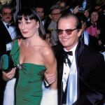 Anjelica Huston y Jack Nicholson en 1980