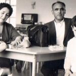 Familia española en alemania: Francisco, con su hermano y sus padres en el centro español