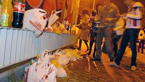 La Policía llevó a cabo una vigilancia posterior en zonas cercanas para evitar nuevas concentraciones