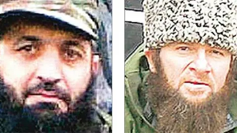 (D) El actual líder del Emirato, Aslambek Vodalov / (I)El emir Abu Usman, su antecesor, contaminado por el wahabismo