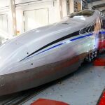 El «tren bala» chino puede alcanzar velocidades superiores a 500 km/h