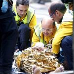 Uno de los peatones murió en el acto y el segundo en el Hospital