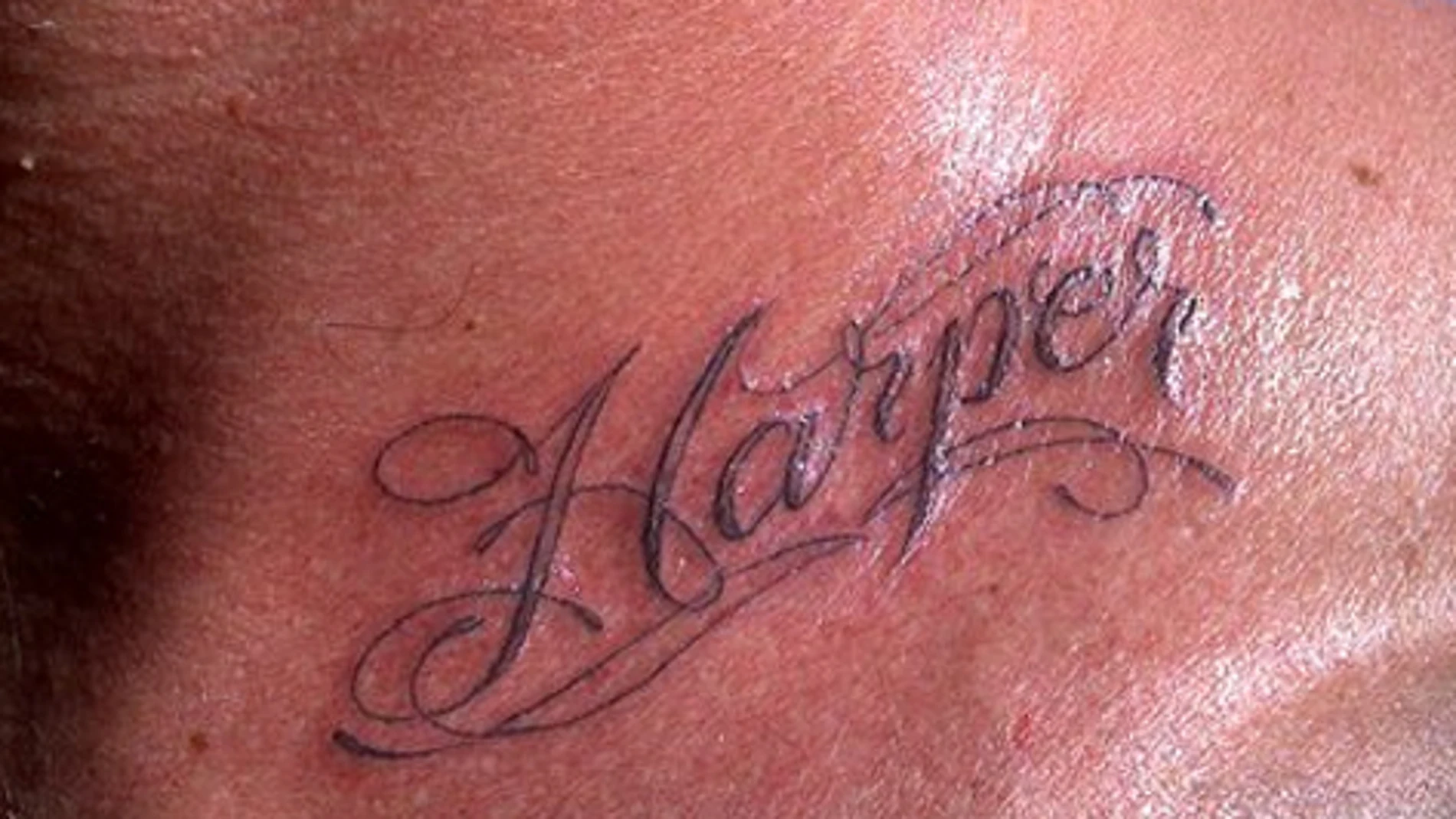 Harper el último tatuaje de David Beckham