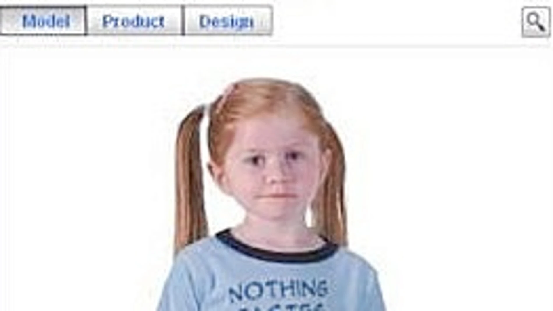 Una niña con la frase de Kate Moss en su camiseta