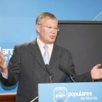 El portavoz del PP en la Región, José Antonio Ruiz Vivo
