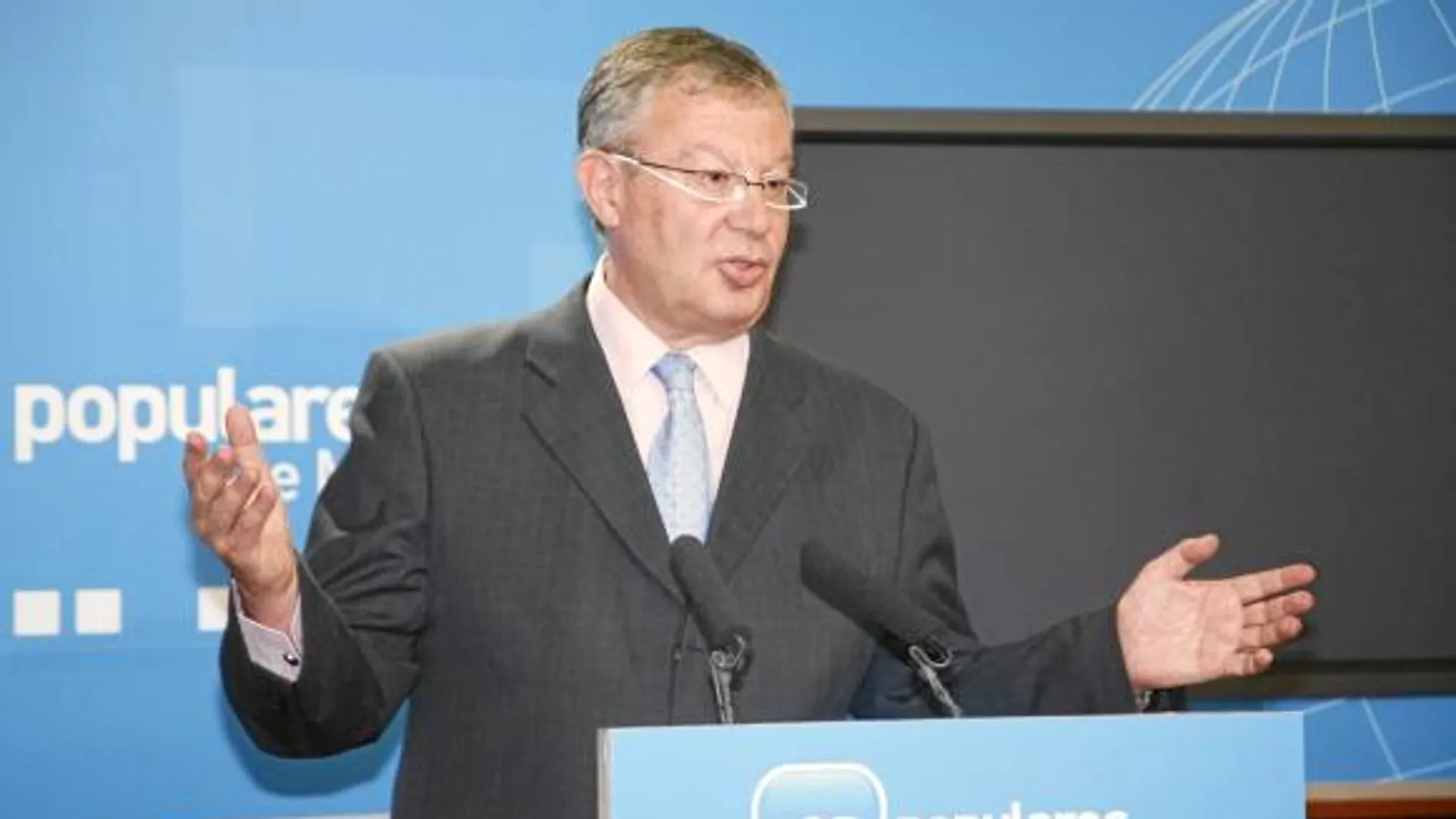 El portavoz del PP en la Región, José Antonio Ruiz Vivo