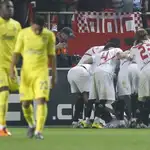  El Sevilla golea al Villarreal en la reaparición de Sergio Sánchez (3-0)