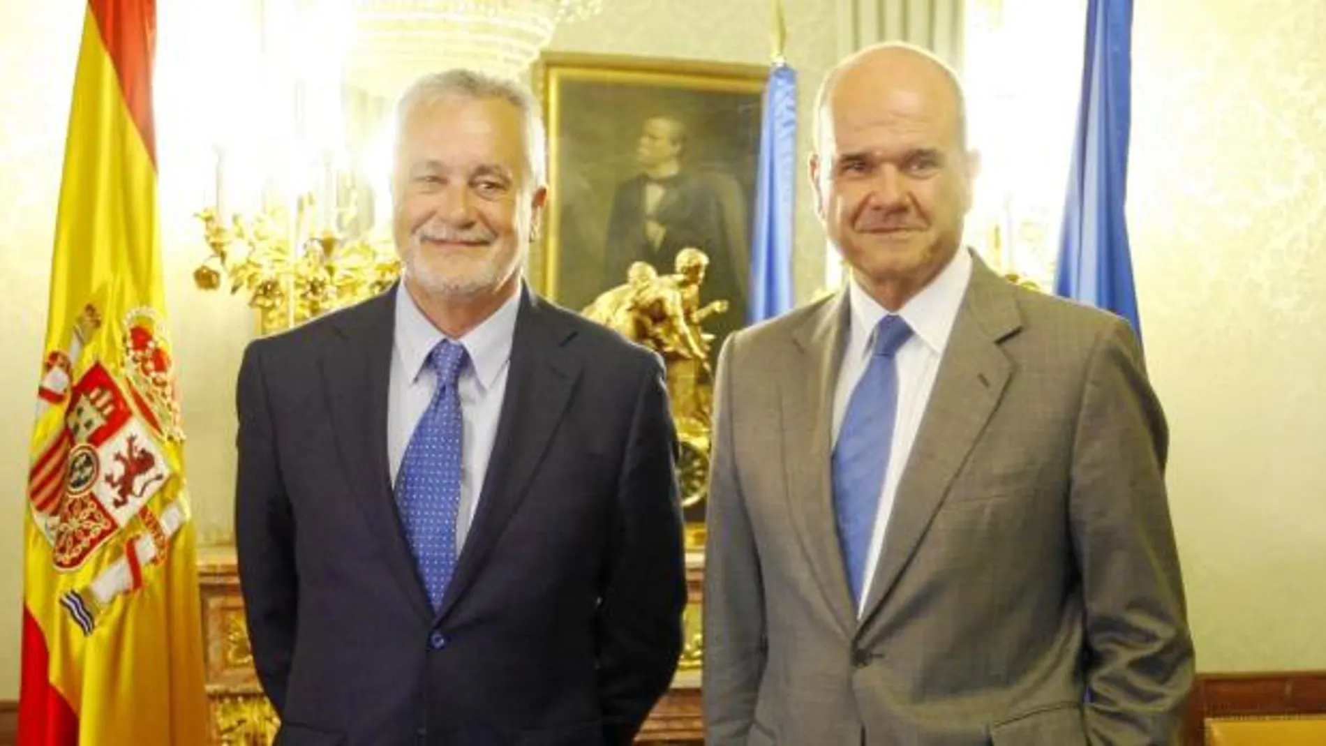 Griñán y Chaves, en la reciente reunión que mantuvieron en Madrid