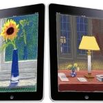 Hockney es un pionero. Hace arte para iPad.