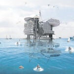 De plataforma petrolífera a pueblo acuático