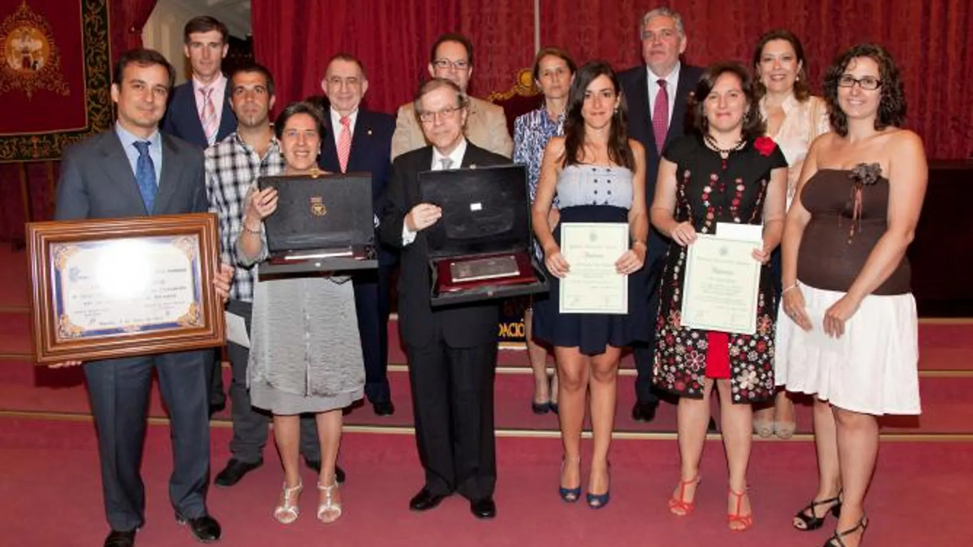 Los premiados por la Fundación Avenzoar