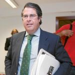 El delegado de Economía y Empleo, Gregorio Serrano, ayer durante el balance de los primeros 100 días de gobierno