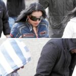 Arriba, en el centro, la mujer de Alexander Salazar (abajo, de negro)